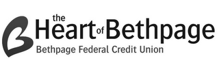 B THE HEART OF BETHPAGE BETHPAGE FEDERAL CREDIT UNION logo