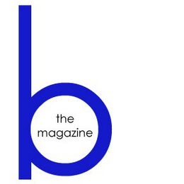 B THE MAGAZINE logo