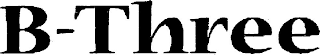 B-THREE logo