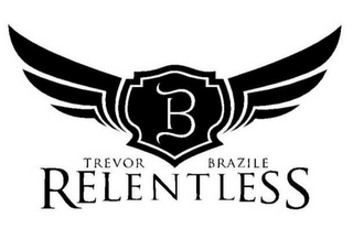 B TREVOR BRAZILE RELENTLESS logo