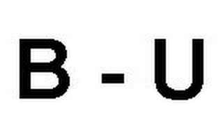 B - U logo