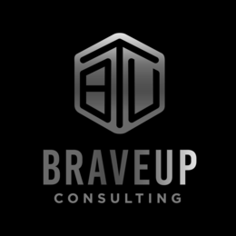 B U BRAVEUP CONSULTING logo