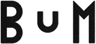 B U M logo