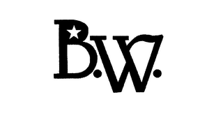 B. W. logo