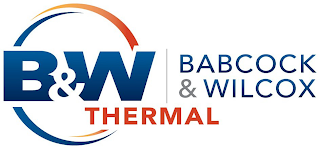 B & W  BABCOCK & WILCOX THERMAL logo