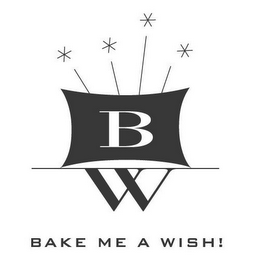 B W BAKE ME A WISH! logo