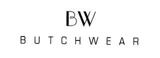 B W BUTCH WEAR logo