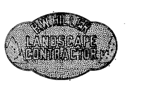 B. W. HILLER LANDSCAPE CONTRACTOR logo