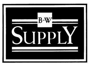 B-W SUPPLY logo
