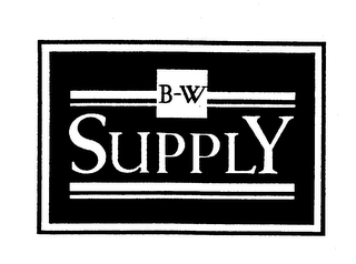 B-W SUPPLY logo