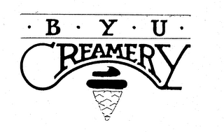 B Y U CREAMERY logo