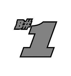 B#1 logo