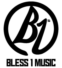 B1 BLESS 1 MUSIC EST. 1988 logo