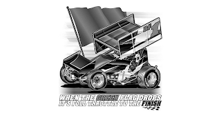 B#1 WHEN THE GREEN FLAG DROPS IT'S FULLTHROTTLE TO THE FINISH logo