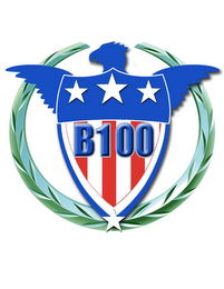 B100 logo