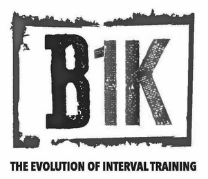 B1K THE EVOLUTION OF INTERVAL TRAINING logo
