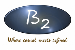 B2 WHERE CASUAL MEETS REFINED logo