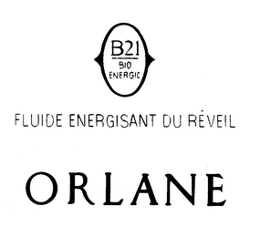 B21 B10 ENERGIC FLUIDE ENERGISANT DU REVEIL ORLANE logo