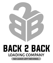 B2B BACK 2 BACK LOADING COMPANY NO LOAD LEFT BEHIND.. logo