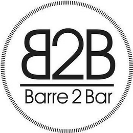 B2B BARRE 2 BAR logo
