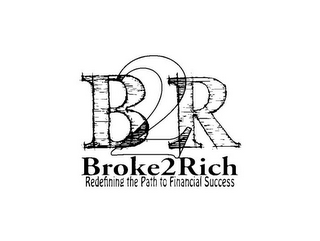 B2R BROKE2RICH REDEFINING THE PATH TO FINANCIAL SUCCESS logo