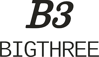 B3 BIGTHREE logo