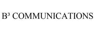 B3 COMMUNICATIONS logo