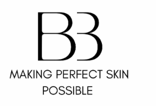 B3 MAKING PERFECT SKIN POSSIBLE logo