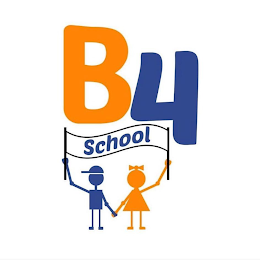 B4 SCHOOL logo