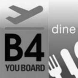 B4 YOU BOARD DINE logo