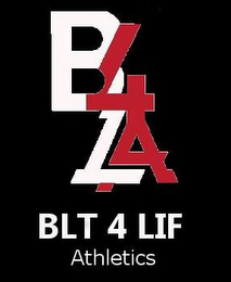 B4LA BLT 4 LIF ATHLETICS logo