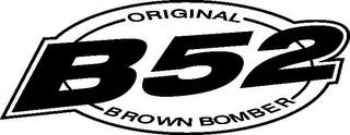 B52 ORIGINAL BROWN BOMBER logo