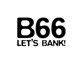 B66 LET'S BANK! logo