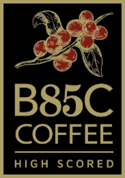 B85C COFFEE HIGH SCORED logo