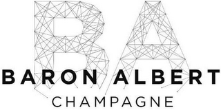 BA BARON ALBERT CHAMPAGNE logo
