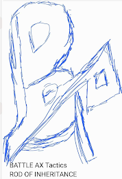 BA BATTLE AX TACTICS ROD OF INHERITANCE logo