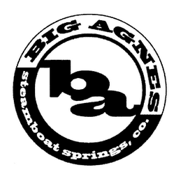 BA BIG AGNES STEAMBOAT SPRINGS, CO. logo