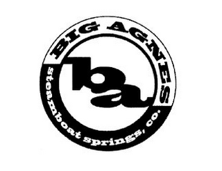 BA BIG AGNES STEAMBOAT SPRINGS, CO. logo
