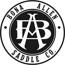 BA BONA ALLEN SADDLE CO. logo
