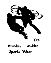BA BREAKIN ANKLES SPORTS WEAR logo