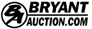BA BRYANT AUCTION.COM logo