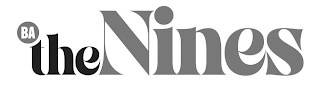 BA THE NINES logo