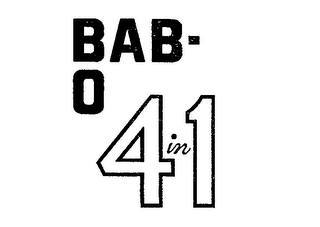 BAB-O 4 IN 1 logo