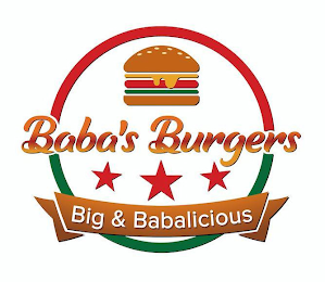 BABA'S BURGERS BIG & BABALICIOUS logo