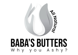 BABA'S BUTTERS WHY YOU ASHY? ALL NATURAL logo