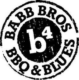 BABB BROS BBQ & BLUES B4 logo