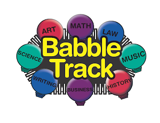 BABBLE TRACK ART MATH LAW MUSIC HISTORYBUSINESS WRITING SCIENCE logo