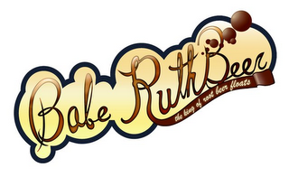 BABE RUTH BEER THE KING OF ROOT BEER FLOATS logo