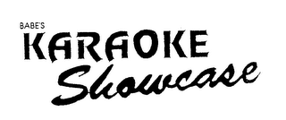 BABE'S KARAOKE SHOWCASE logo