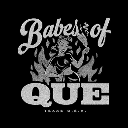 BABES OF QUE TEXAS U.S.A. logo